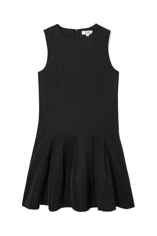 Vestido estilo patinadora - Preto