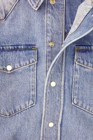 Abito a camicia in jeans - Azzurro