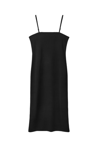 Vestido midi - Preto  - COS