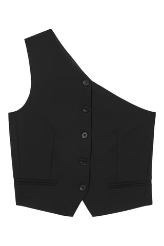 Gilet da completo in lana - Nero