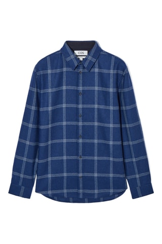 Camisa em lã - Azul