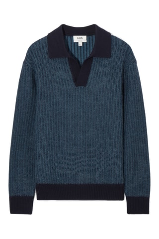 Camisola de lã - Azul