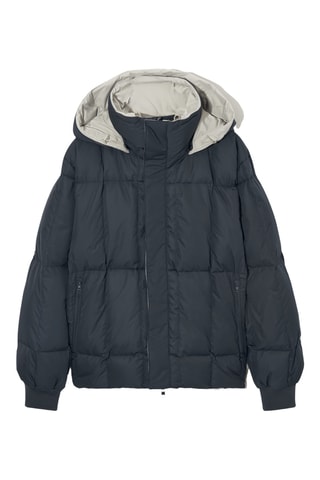 Blusão reversível - Cinzento e