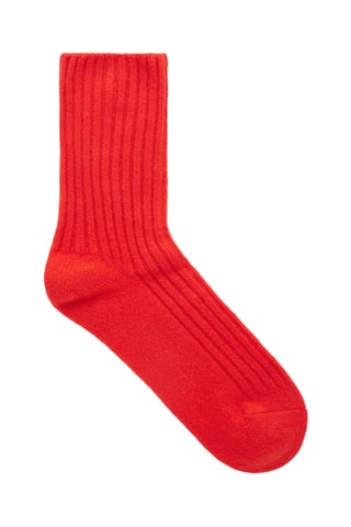 Meias em caxemira - Vermelho