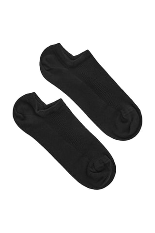 2 pares de meias curtas - Preto