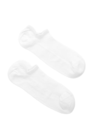 2 pares de meias curtas - Branco