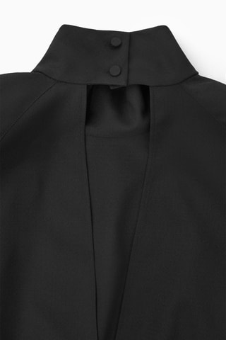 Blusa in lana - Nero