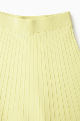 Saia plissada - Amarelo