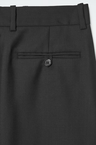 Saia comprida em lã - Preto