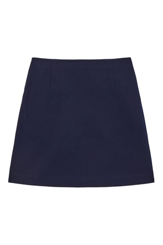 Saia direita - Azul-marinho
