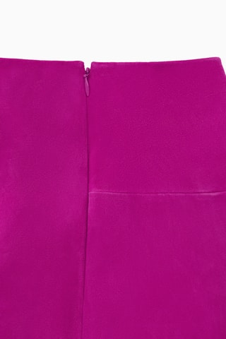 Saia em nubuck - Violeta