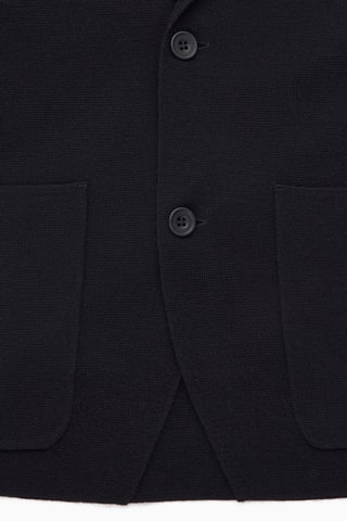 Blazer em lã - Azul-marinho