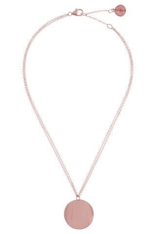 Collier multi rangs - Plaqué or rose
