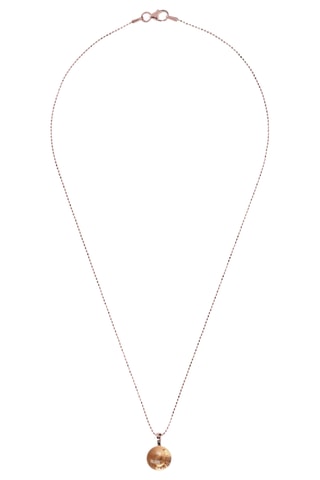 Collier - Plaqué or rose et morganite