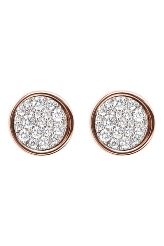 Puces - Plaqué or rose