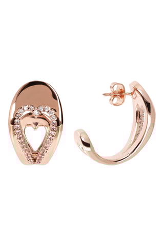 Brincos - Banhado a ouro rosa