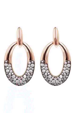 Brincos - Banhado a ouro rosa