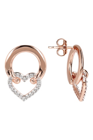 Brincos - Banhado a ouro rosa