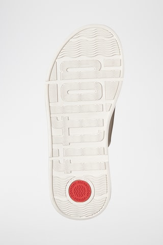 Mules compensées en cuir F-Mode - Beige