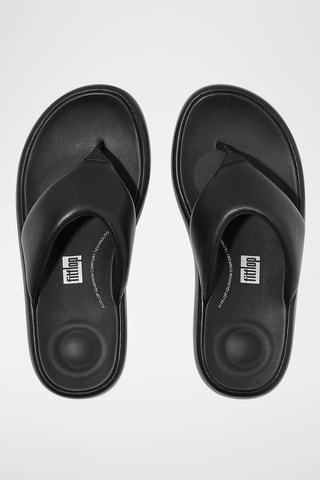 Mules à talons en cuir - Noir