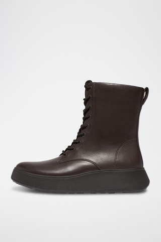 Boots en cuir - Marron