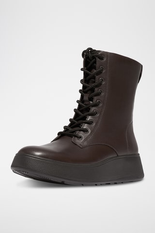 Boots en cuir - Marron