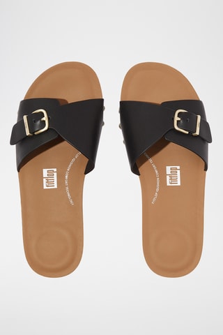 Mules en cuir  - Noir