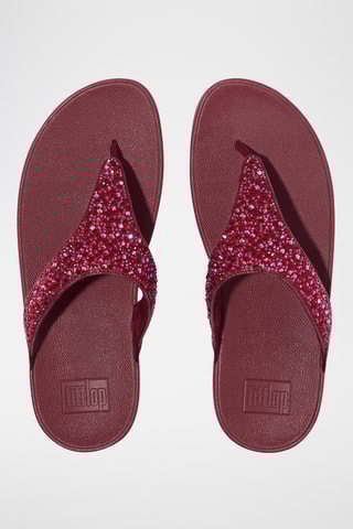 Tongs compensées Lulu - Rose