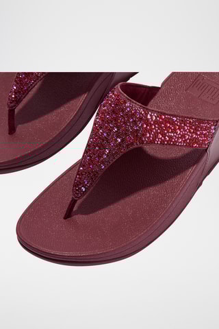 Tongs compensées Lulu - Rose