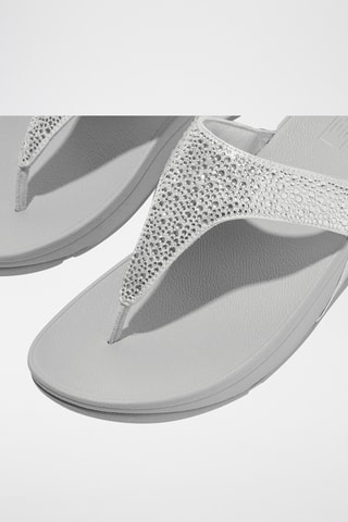 Tongs compensées Lulu - Argenté