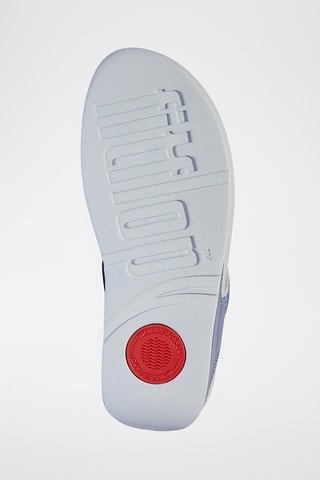 Tongs compensées  - Bleu