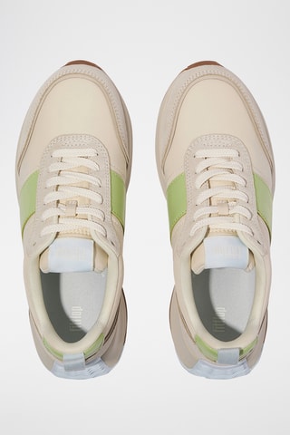  Baskets en cuir F-Mode Flow - Vert