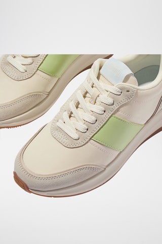  Baskets en cuir F-Mode Flow - Vert