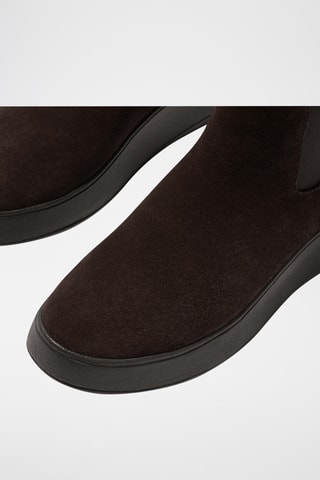 Bottines Chelsea en cuir - Marron