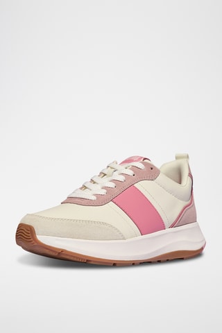 Baskets en cuir F-Mode - Blanc