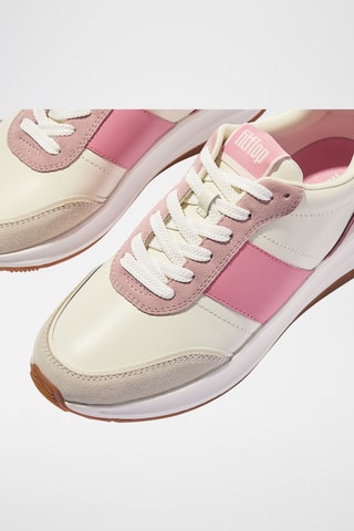 Baskets en cuir F-Mode - Blanc