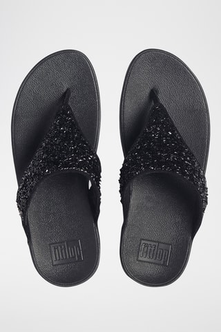 Tongs compensées Lulu - Noir