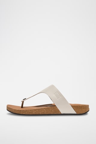 Sandales en cuir  - Gris