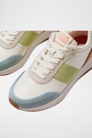 Baskets en cuir  - Orange