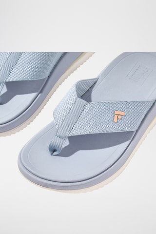 Tongs compensées  - Bleu