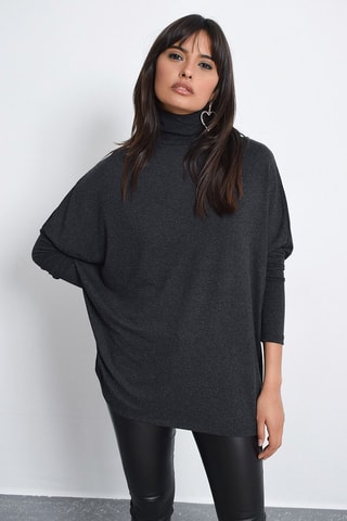Trui Gemêleerd Antraciet