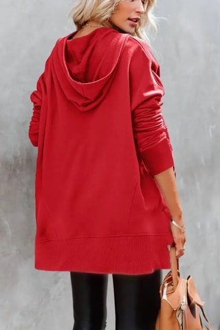 Trui met Capuchon - Rood