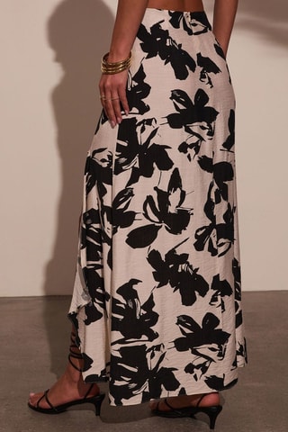 Jupe longue taille haute - Noir