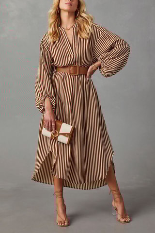 Robe longue - Marron