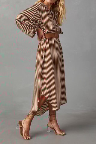 Robe longue - Marron