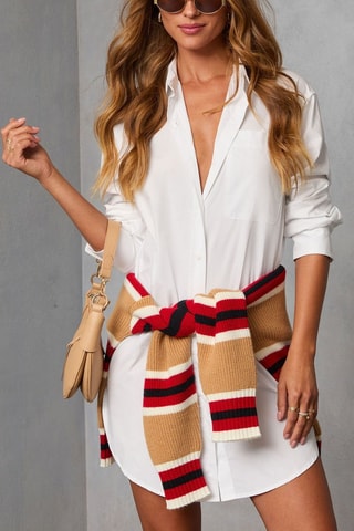 Robe chemise - Blanc