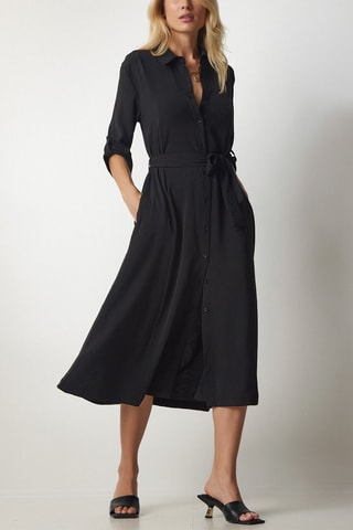 Robe chemise - Noir