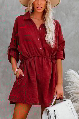 Robe patineuse - Bordeaux