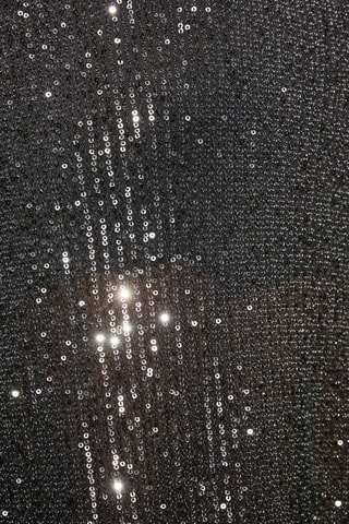 Jupe midi - Noir et argenté