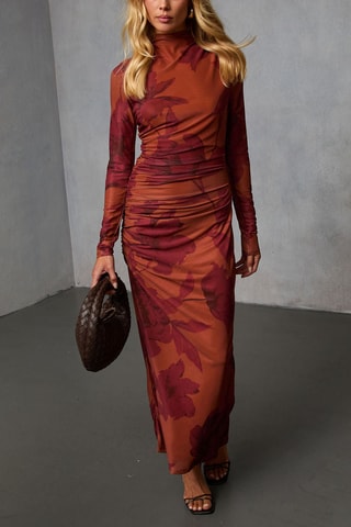 Robe longue - Orange